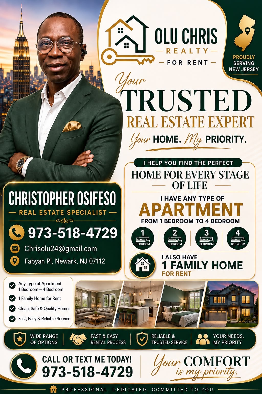 OLU CHRIS Realty official flyer